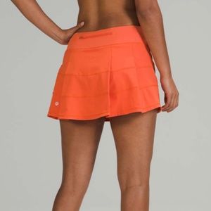 Lululemon Pace Rival Mid-Rise Skirt - Warm Coral Size 8 NWOT